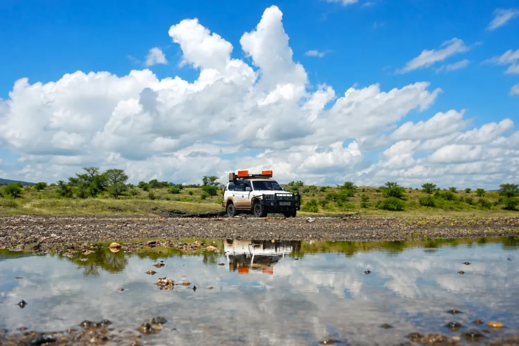 Kenya rainy season travel off-roading
