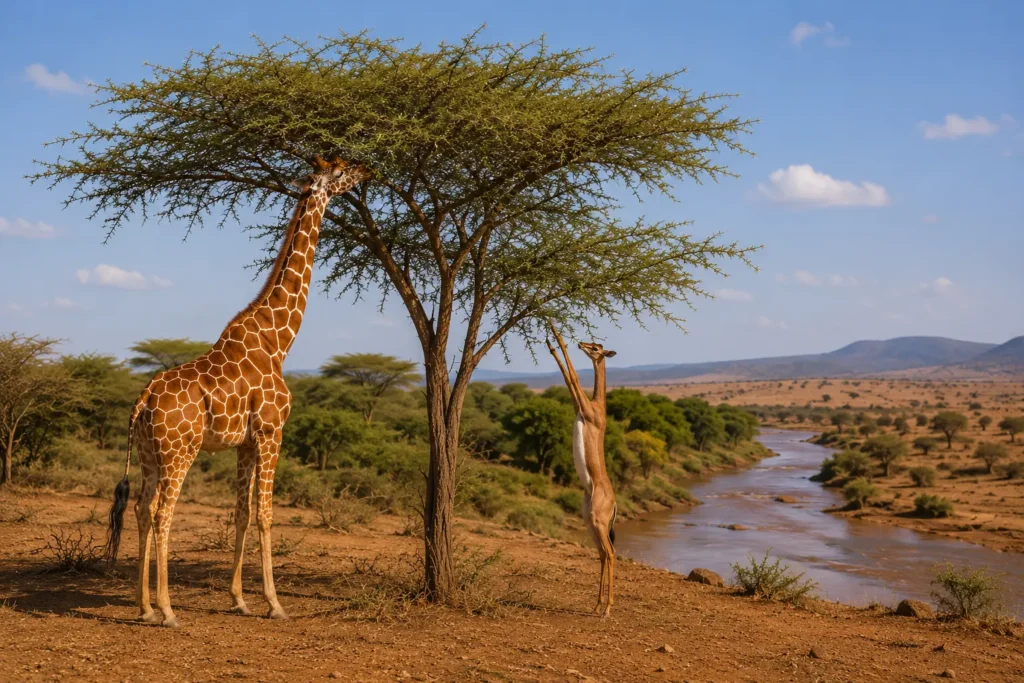 Samburu Special Five feeding height adaptation 