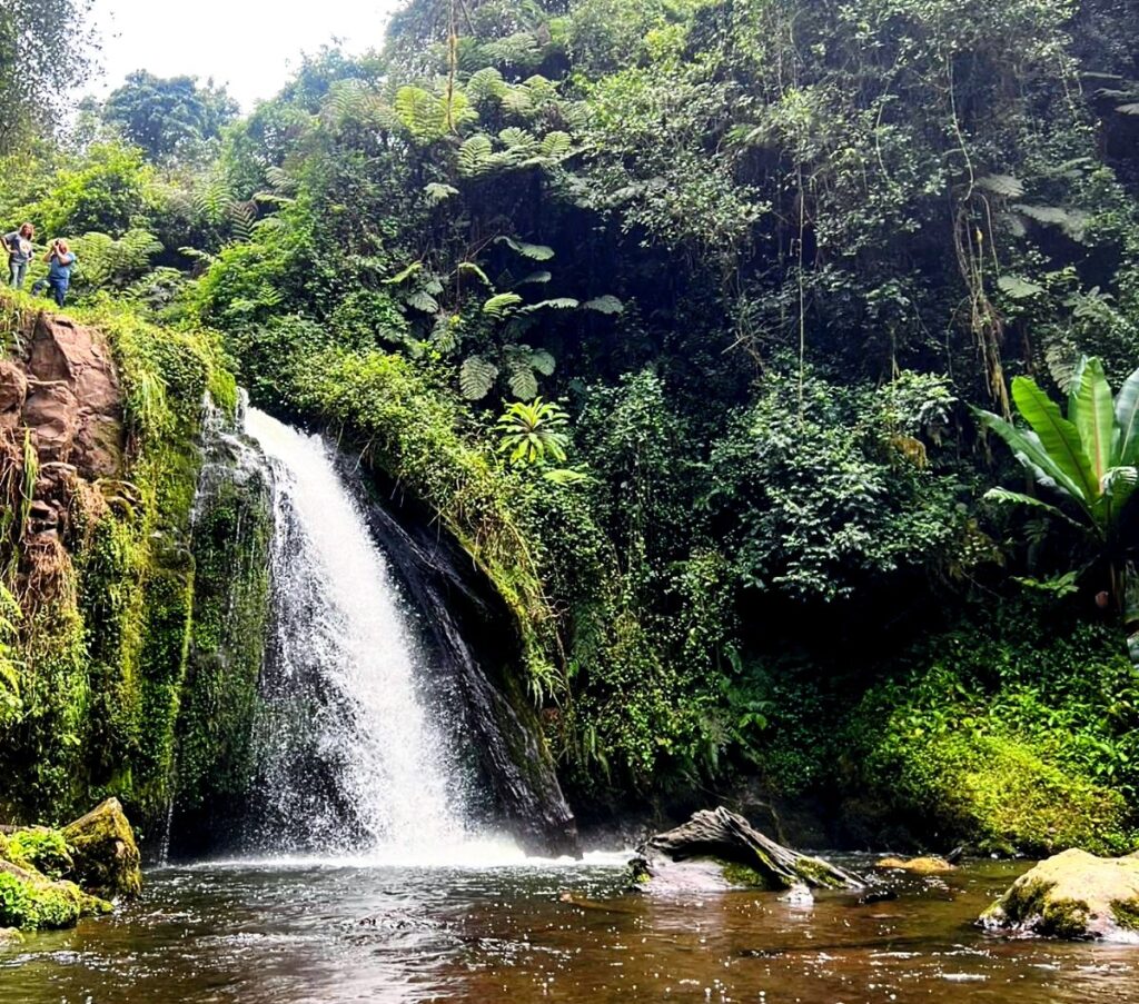 Waterfalls during Kenya adventure safari
