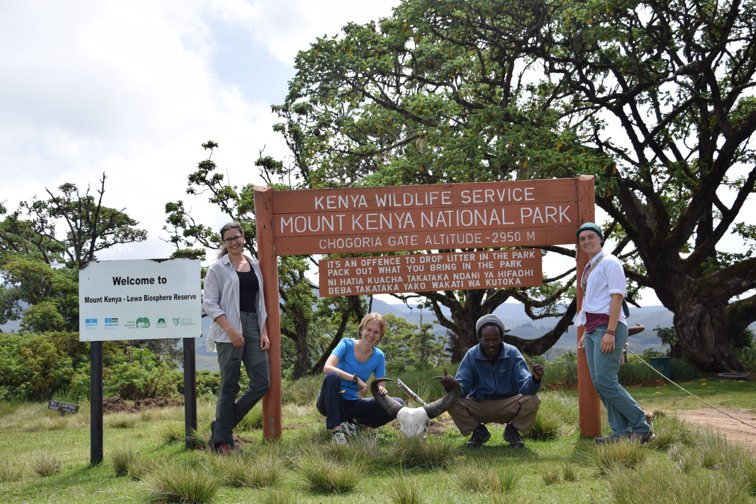 Best time to climb Mount Kenya with clear alpine views near Point Lenana